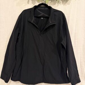 Black Quarter-Zip Pullover